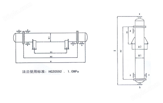 石墨改性聚丙烯列管式换热器特殊规格可定制