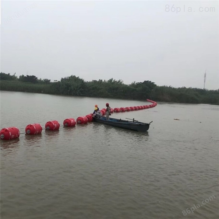 湖泊拦污警示塑料浮球规格